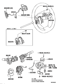 8414012611-SWITCH ASSY, HEADLAMP DIMMER