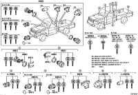 6905860170-CYLINDER & KEY SET, FUEL FILLER LID