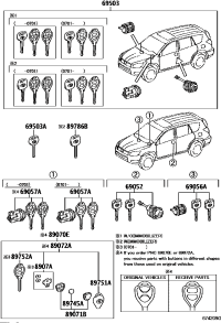 6900548360-CYLINDER SET, LOCK