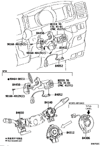 8414032230-SWITCH ASSY, HEADLAMP DIMMER