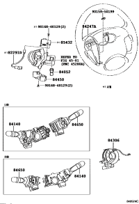 8414012701-SWITCH ASSY, HEADLAMP DIMMER