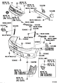 521150K020-SUPPORT, FRONT BUMPER SIDE, RH