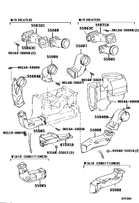 5508460050-DUCT SUB-ASSY, HEATER TO REGISTER, NO.1