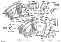 612311A140-RAIL, ROOF SIDE, INNER RH