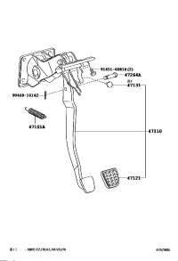 4711060500-SUPPORT ASSY, BRAKE