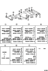 5220360020-CUSHION SUB-ASSY, CAB MOUNTING, NO.2 UPPER