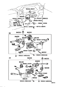 8431060571-SWITCH ASSY, TURN SIGNAL