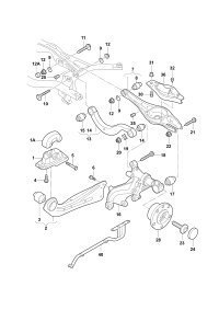 L5QD505541B-RUBBER MOUNTING/A4/A6/A8/2009