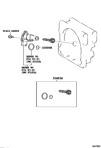 3348239645-GEAR SUB-ASSY, SPEEDOMETER DRIVEN (ATM)