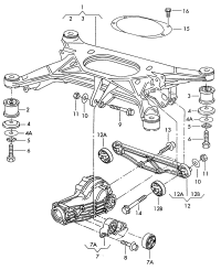 4D0599381E-RUBBER MOUNTING/A4/A6/A8/2009