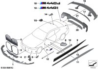51142472852-BLACK EMBLEM "X5