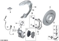 34356891099-BRAKE WEAR SENSOR FR
