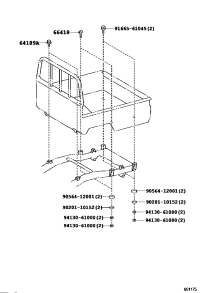 6641895400-BOLT, MOUNTING