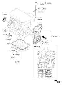 213502CTC0-COVER ASSY-TIMING CHAIN