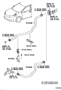 8724502Q70-HOSE, HEATER WATER, OUTLET A