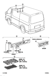 6361026070B1-REGISTER ASSY, AIR OUTLET, NO.1