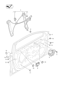 L8YG837461-Window regulator without m