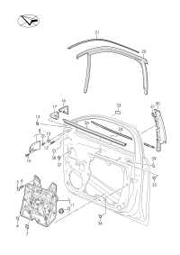 L3JD837461A-Window regulator without m