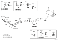 175650J031-SUPPORT, EXHAUST PIPE, NO.4