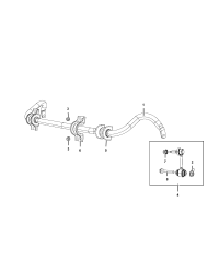 68252205AD-TORSION BAR FRONT