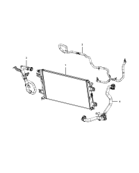53489805-(F)FLEX. HOSE RADIATOR OUTLET