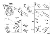 0494612100-SHIM KIT, ANTI SQUEAL(FOR REAR DISC BRAKE)