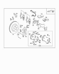 0044204720-BRAKE PAD SET FR W220/17.7MM