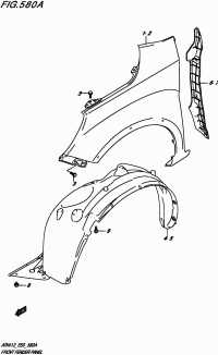 5771162R10-PANEL,FR FENDER,L