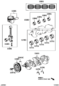 1301121091-RING SET PISTON