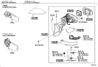 8796130M00-MIRROR OUTER, LH