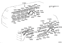 6119136010-REINFORCEMENT, SIDE LOWER WINDOW, LH