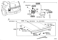 5256260150-RETAINER, RR BUMPER