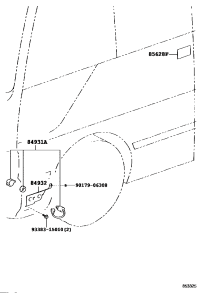 8493136011-SWITCH, AUTOMATIC DOOR CONTROL