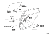 8572030590-MOTOR ASSY, POWER WINDOW REGULATOR, RH
