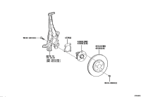 4355050100-HUB & BEARING ASSY