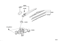 85242F4010-BLADE, RR WIPER