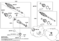 43410F4070-SHAFT ASSY, FR