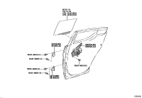 69830F4010-REGULATOR ASSY, RR