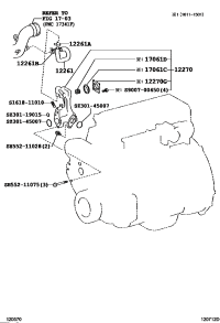 12261E0251-HOSE, VENTILATION