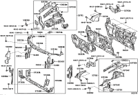 5320833030-SUPPORT SUB-ASSY, HOOD LOCK