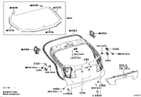 67281F4010-STOPPER, BACK DOOR