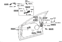 6920540050-HANDLE SUB-ASSY, FRONT DOOR INSIDE, RH