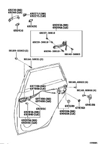 6921152100A1-HANDLE ASSY, DOOR