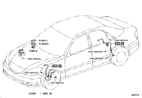 8954233080-SENSOR SPEED FR RH