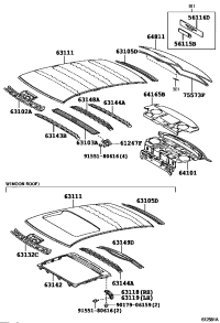 7557333020-MOULDING, BACK WINDO