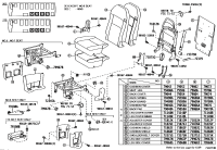 7996836030C0-COVER, RR SEAT LEG