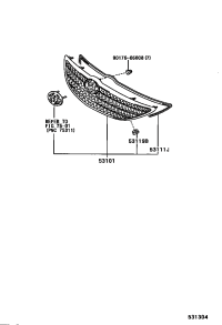 53101YC130-GRILLE SUB-ASSY