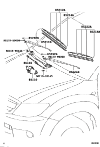 851100K011-MOTOR ASSY, WINDSHIELD WIPER