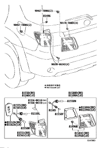 815500K110-LAMP ASSY, REAR COMBINATION, RH