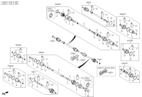 495001R610-SHAFT ASSY,L DRIV